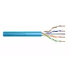 DIGITUS Cat.6A U/UTP B2ca AWG 23/1 LSOH 100m modrý inštalačný kábel