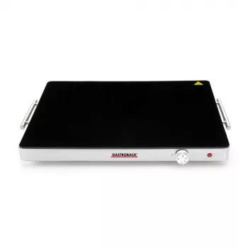 Gastroback 42491 Design ohrievacia doska - 200 W, nerez a sklo, 120 °C