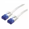 SHIVERPEAKS CAT6 UTP plochý patch kábel 0,5m biely