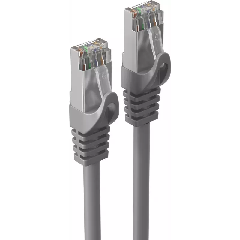ShiverPeaks RJ45 patch kábel S/FTP PIMF Cat7 LSZH sivý - sieťový kábel - 2m