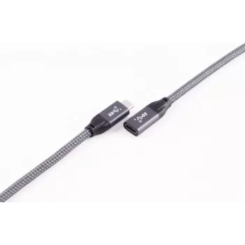 ShiverPeaks BASIC-S USB-C predlžovací kábel, USB 3.2 Gen 2, 2,0 m, čierny