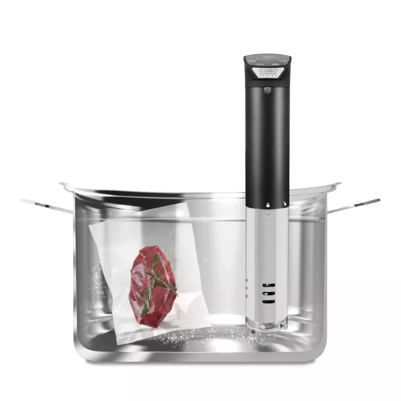 CASO SV 1200 Smart SousVide hrniec 1200 W nerez/čierna