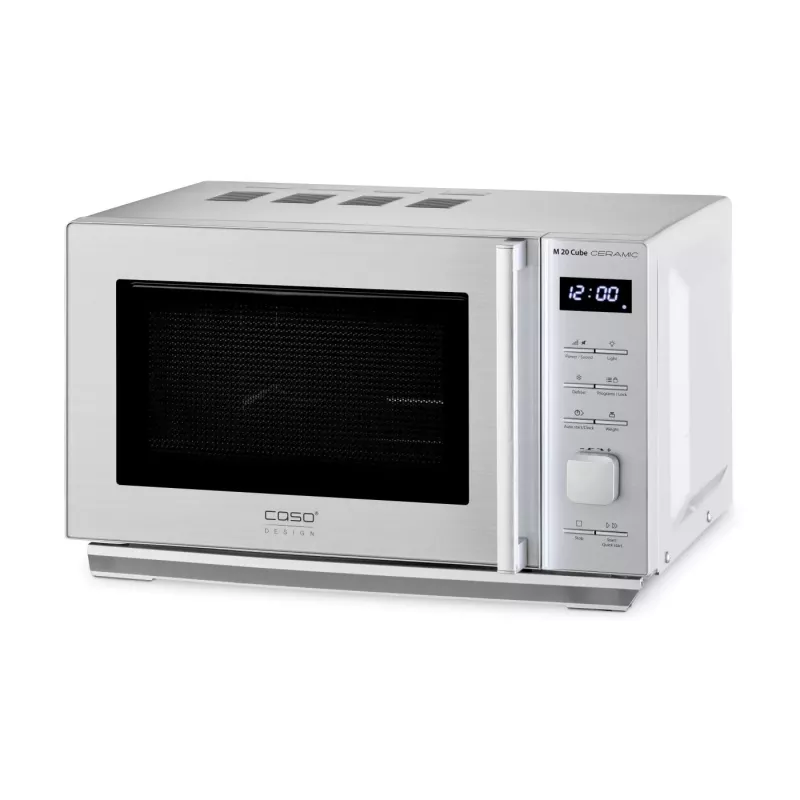 CASO M 20 Cube mikrovlnná rúra 800 W strieborná voľne stojaca