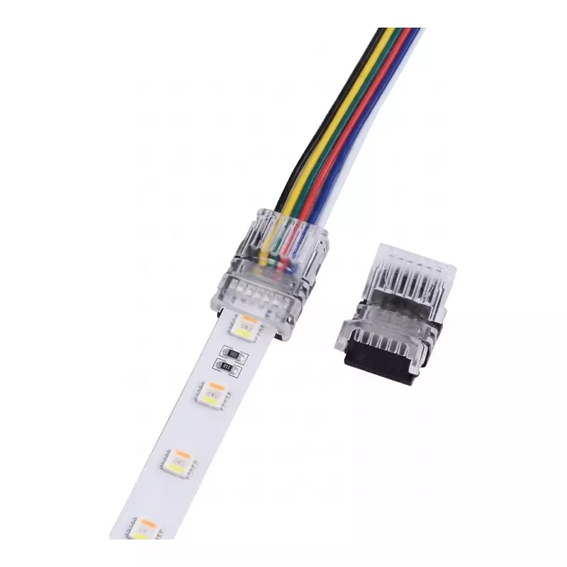 SYNERGY21 LED FLEX Strip Easy Connect konektor pásika na kábel 12mm RGB-CCT (RGB-WW)
