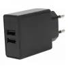 FLEPO NT-USB-103 USB nabíjačka 2-port 100-240V AC na 5V DC 3A 15W biela