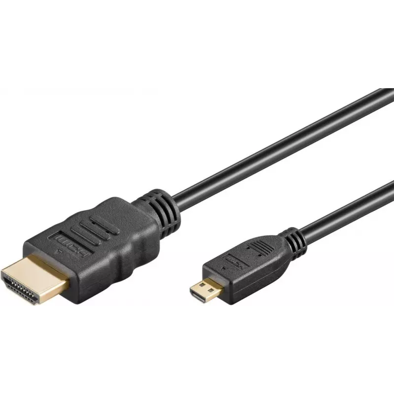 Goobay Ultra High-Speed HDMI kábel Micro-HDMI 8K 60 Hz 2 m čierny