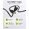 Goobay 80104 Soft HDMI High-Speed kábel s Ethernetom, 3 m, čierny