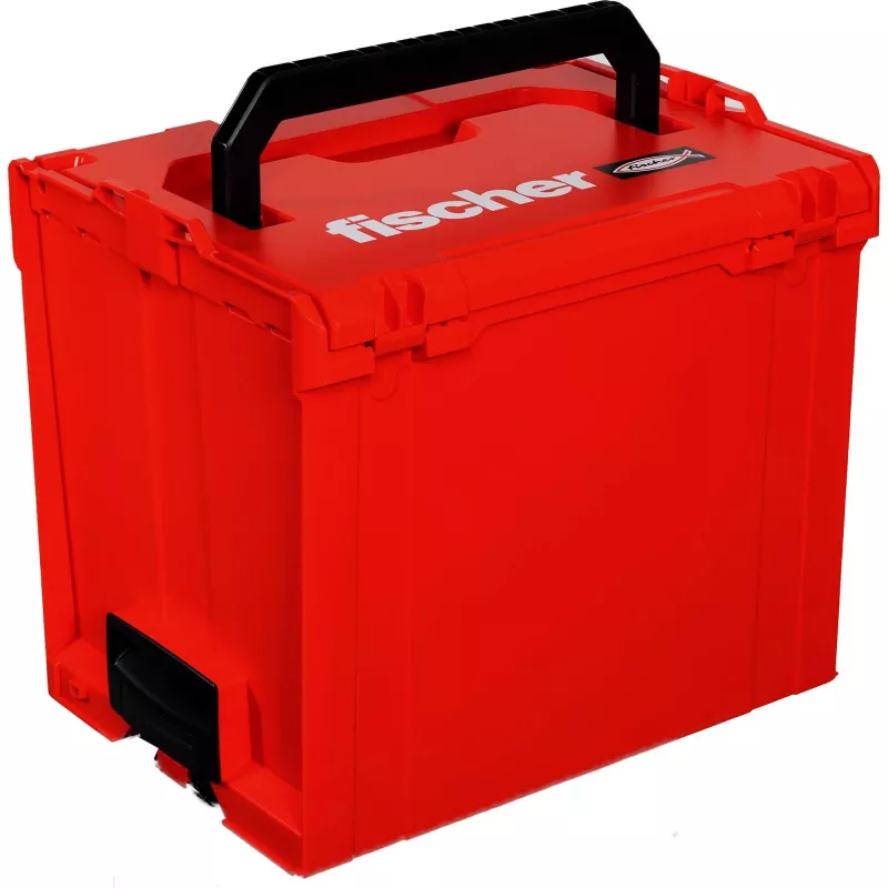 FISCHER L-BOXX FLB 374 prázdny kufor na náradie, červený/čierny