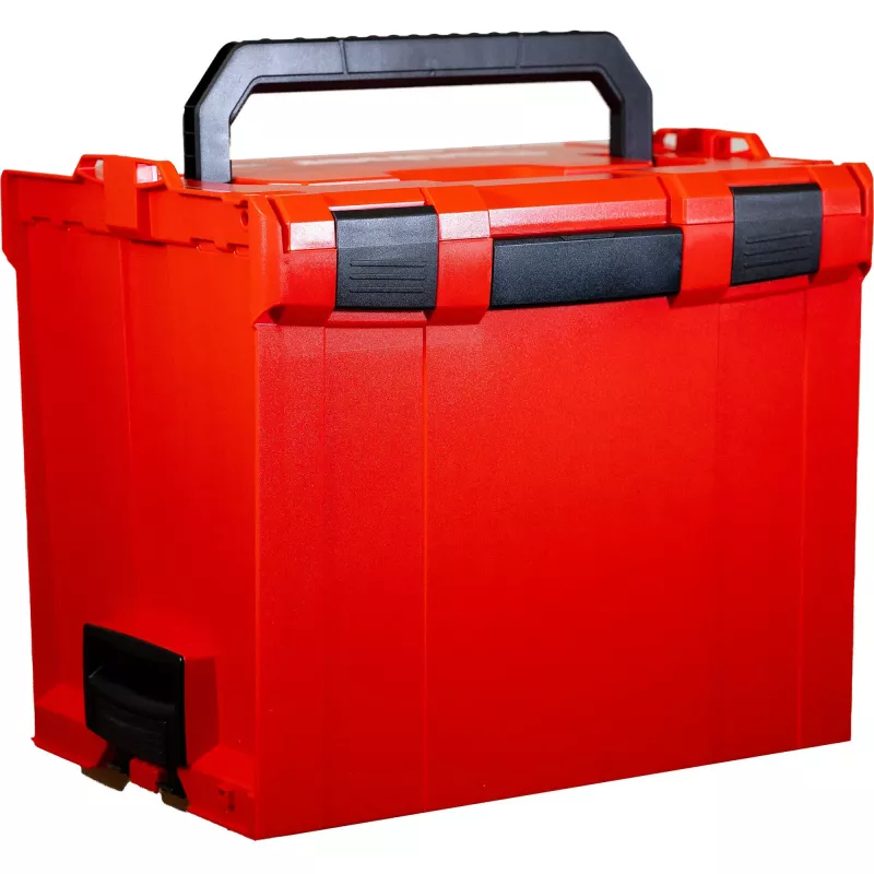 FISCHER L-BOXX FLB 374 prázdny kufor na náradie, červený/čierny