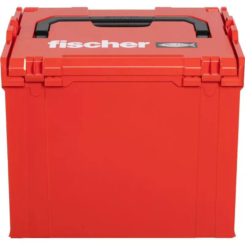 FISCHER L-BOXX FLB 374 prázdny kufor na náradie, červený/čierny