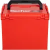 FISCHER L-BOXX FLB 374 prázdny kufor na náradie, červený/čierny