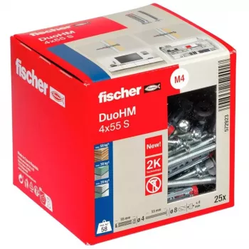 Fischer DuoHM 4x55 S TX hmoždinka do dutých stien, 25 ks