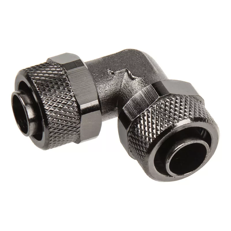 Adaptér 90° 13/10mm na 13/10mm - nikel čierny
