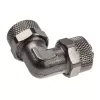 Adaptér 90° 13/10mm na 13/10mm - nikel čierny