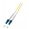 EFB-Elektronik ECOFIBER Simplex LC-LC Singlemode optický patch kábel, G.657.A2, 0,5 m, 2,0 mm, žltý, 9/125 µm