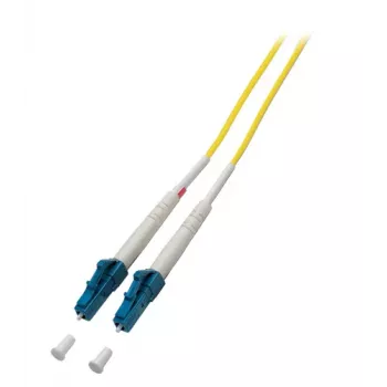 EFB-Elektronik ECOFIBER Simplex LC-LC Singlemode optický patch kábel, G.657.A2, 0,5 m, 2,0 mm, žltý, 9/125 µm