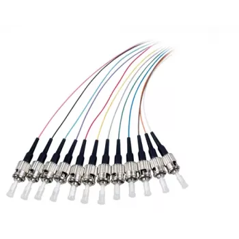 EFB Elektronik Fibre Pigtail ST-II 9/125 OS2 12-farebná sada 2m