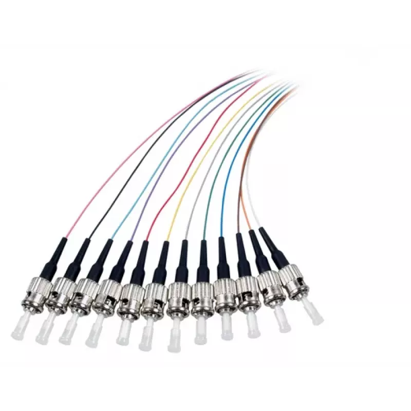 EFB Elektronik Fibre Pigtail ST-II 9/125 OS2 12-farebná sada 2m