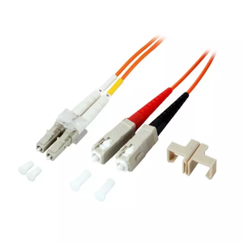EFB-Elektronik Duplex Jumper LC-SC 62.5/125µm OM1 LSZH oranžový 2,0mm 2m