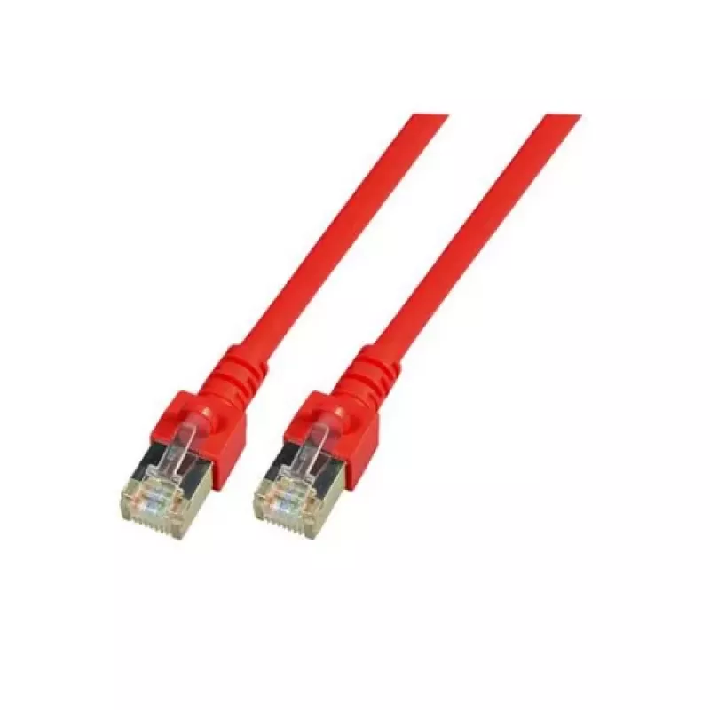 EFB Elektronik RJ45 patch kábel Cat.5e SF/UTP PVC CCA červený 15m