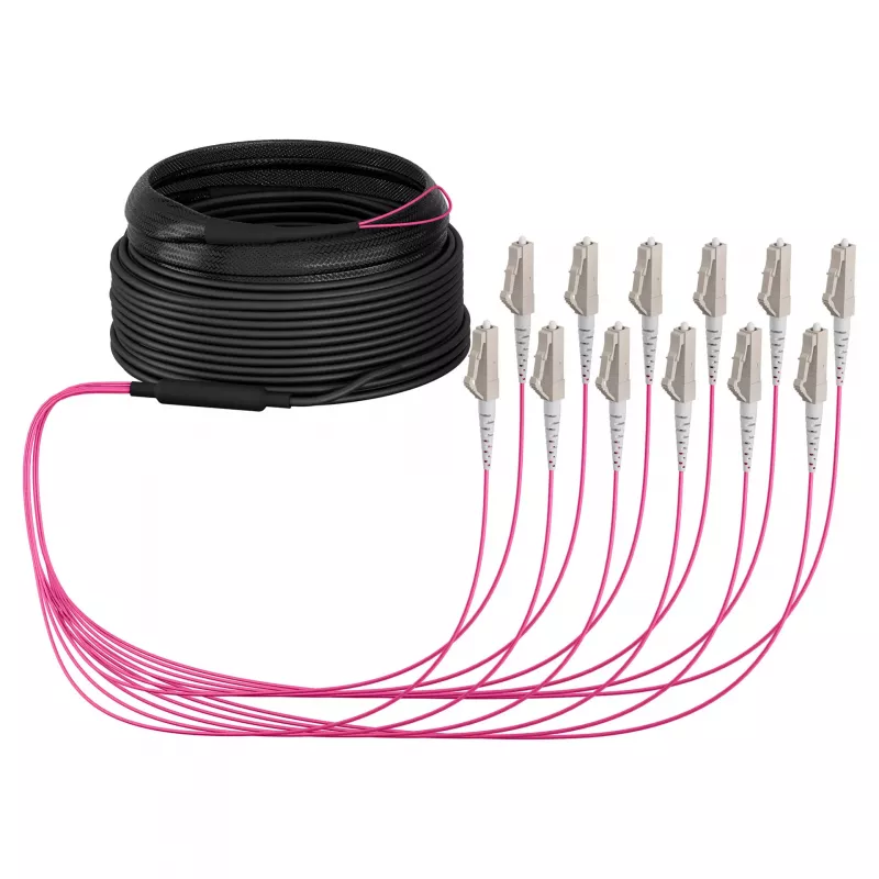 EFB Trunk kábel U-DQ ZN BH OM4 12G 1x12 LC-LC 30 m Dca LSZH