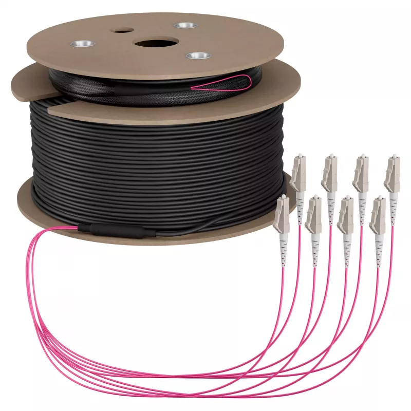 EFB Trunk kábel U-DQ ZN BH OM4 8G 1x8 LC-LC 60 m Dca LSZH