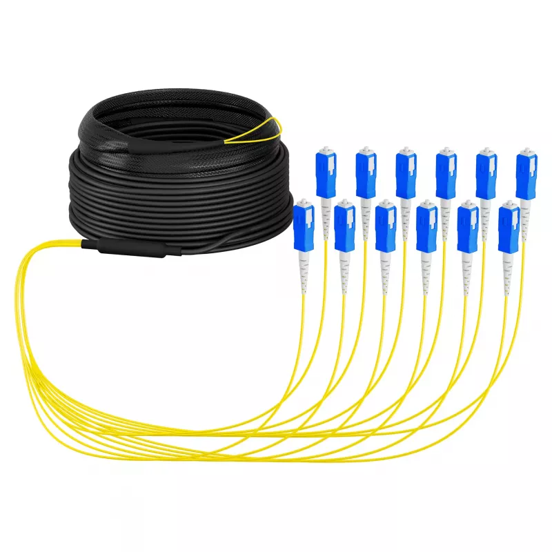 EFB Trunk kábel U-DQ(ZN)BH OS2 12E (1x12) SC-SC 40 m Dca LSZH G657A1