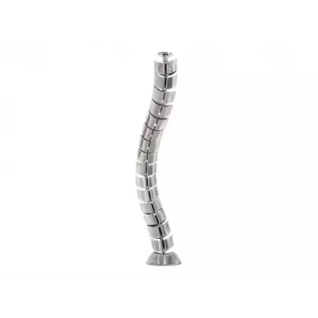 LogiLink KAB0064 flexibilný vertikálny organizér káblov, kov, 72 cm, strieborný