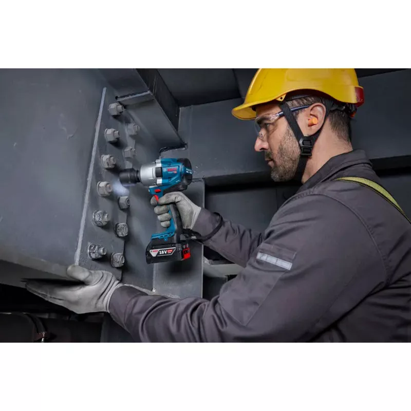 Bosch GDS 18V-780 Professional akumulátorový rázový uťahovač, modrá, samotný stroj (06019P4003)