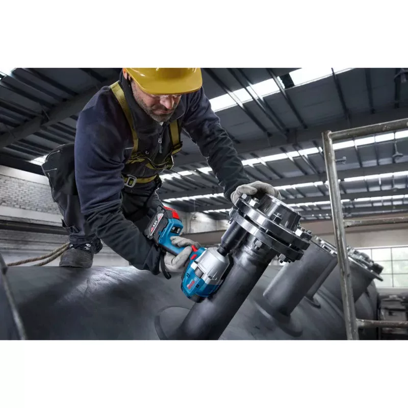 Bosch GDS 18V-780 Professional akumulátorový rázový uťahovač, modrá, samotný stroj (06019P4003)