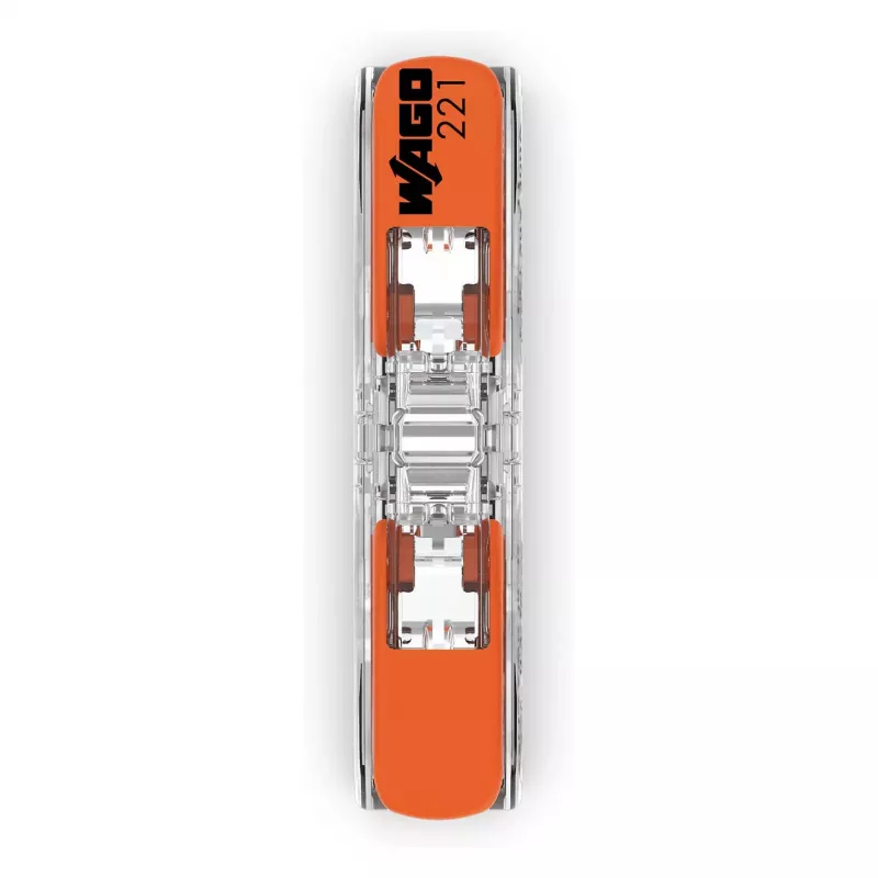 WAGO 221-2411 inline spojka 2-vodičová 4 mm² balenie 60 ks