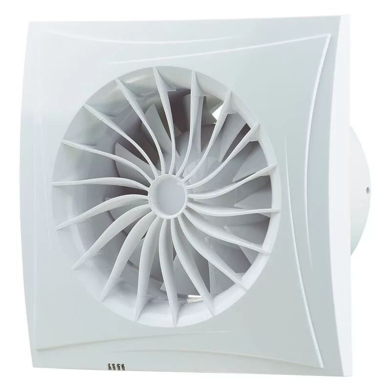 Blaugerg Sileo 100 odsávací ventilátor, biely, priemer 10 cm, 1 rýchlosť
