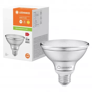 OSRAM PAR30 7,5W ekvivalent 75W LED reflektorová žiarovka stmievateľná 10W 633lm 2700K teplá biela E27 uhol vyžarovania 36°