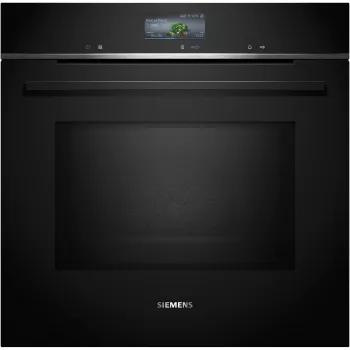 SIEMENS HM736GAB1 iQ700 vstavaná rúra s mikrovlnnou rúrou, čierna, 60 cm, Home Connect