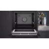 SIEMENS HM736GAB1 iQ700 vstavaná rúra s mikrovlnnou rúrou, čierna, 60 cm, Home Connect
