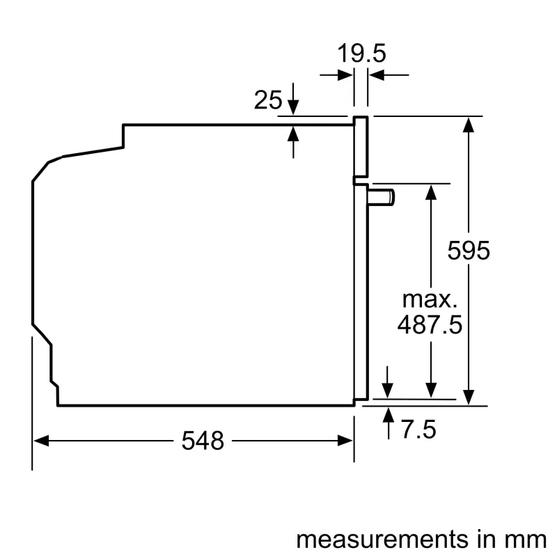 Bosch HBA2340B0 vstavaná rúra, 71 L, energetická trieda A, čierna