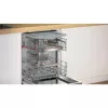 BOSCH SMI6ECS12E Séria 6 čiastočne integrovaná umývačka riadu (brúsená ušľachtilá oceľ, 60 cm, Home Connect)