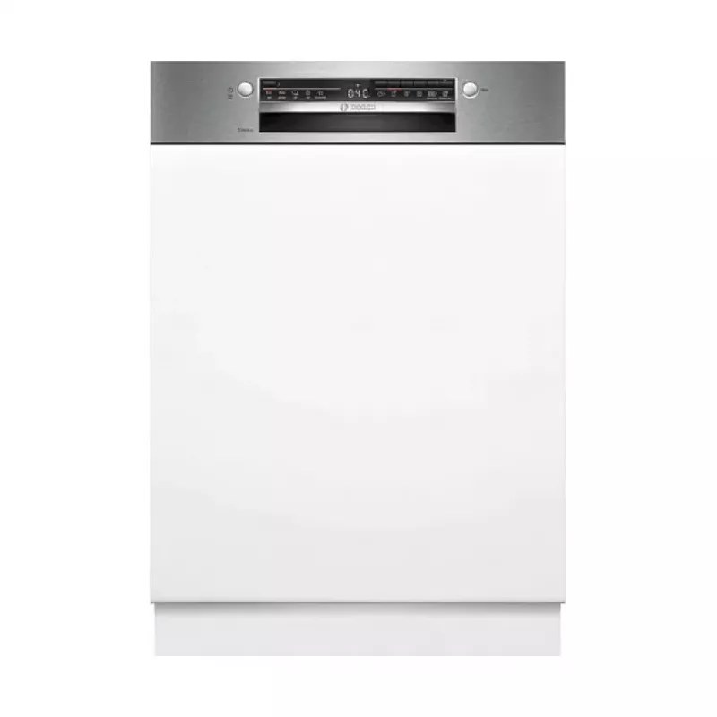 BOSCH SMI2HTS06E čiastočne integrovaná umývačka riadu, energetická trieda C, 60 cm, 46 dB, 9,5 L, 5 programov, Vario koše, ušľachtilá oceľ