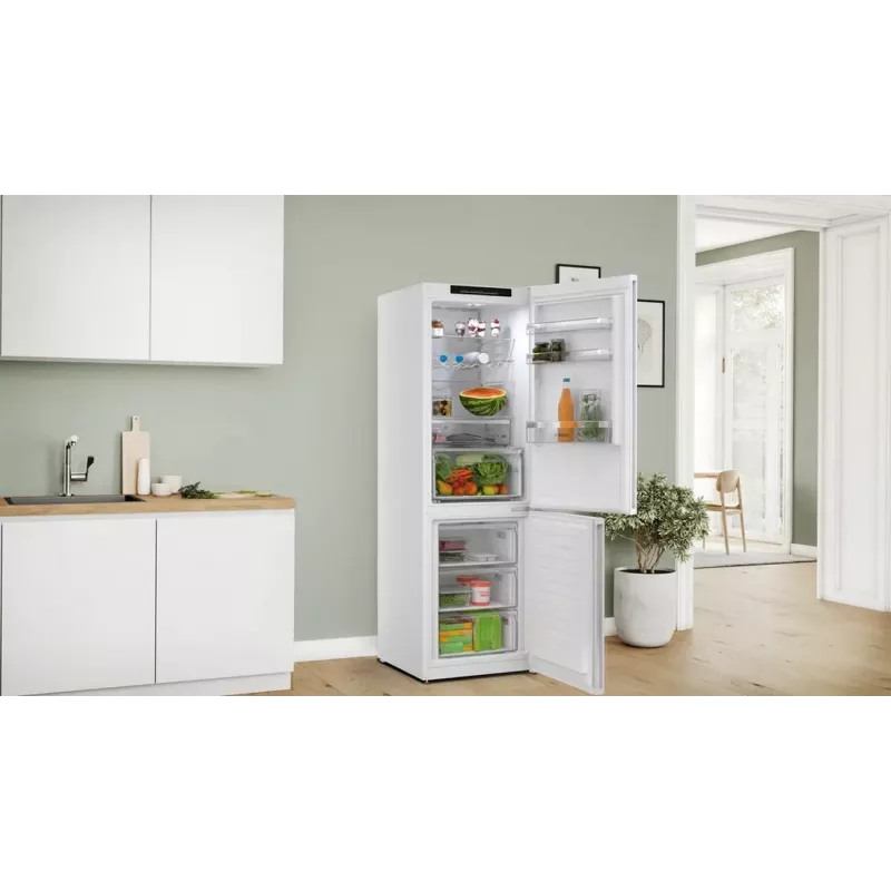 Bosch KGN362WCF voľne stojaca chladnička s mrazničkou, biela, 308L, NoFrost, VitaFresh