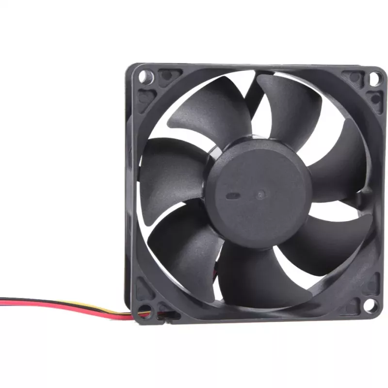 Alphacool ES 80mm ventilátor 800-6000 RPM 80x80x25mm (čierny, dvojité guľôčkové ložisko, PWM, 80 mm)