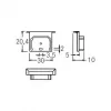 Brumberg 53066070 sada koncoviek QUALITYFLEX biela