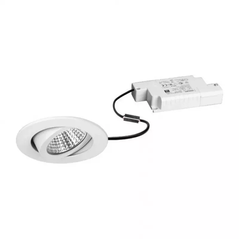 Brumberg 39353073 DAMITA LED stropné svietidlo okrúhle biele 6W 230V IP65 otočné stmievateľné fázovým rezom 3000K teplá biela