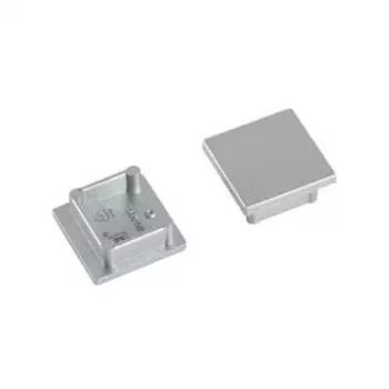 Brumberg 53039260 sada koncoviek pre QUALITYFLEX LED profily, strieborná, plast