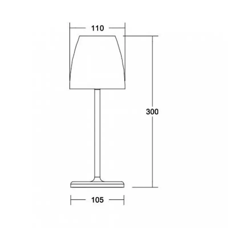 BRUMBERG Cameron solárna stolová lampa 2,2W IP54 čierna