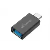 MEDIARANGE MRCS216 USB-A na USB-C adaptér, čierny, 5 Gbit/s