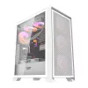 Darkflash DRX70 MESH biela počítačová skriňa Mid-Tower so 4 RGB ventilátormi