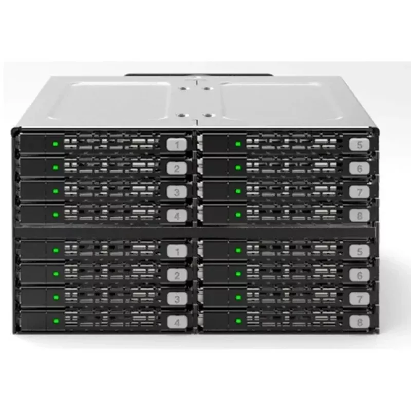 ICY DOCK ToughArmor MB516SP-B 16-bay 2,5 inch SAS/SATA SSD/HDD backplane modul pre 2x 5,25 inch šachty