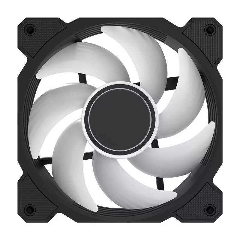 Darkflash DR08 3-in-1 chladiaci ventilátor (čierny)