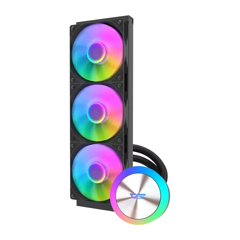 Darkflash DG360 360mm AIO kvapalinový chladič CPU (čierny)