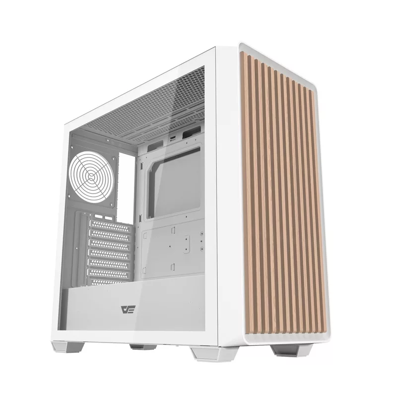 DarkFlash DS900WD Mid-Tower počítačová skriňa biela